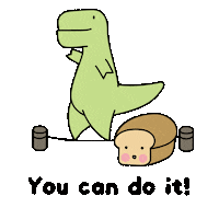 You Got This Lets Go Sticker by Loof and Timmy