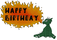 Happy Birthday Baby Dragon Sticker by GurkewillReisen