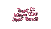 Does It Make You Feel Good Sticker by Joesef