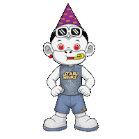 Star Wars Party Sticker by Zhot Shop