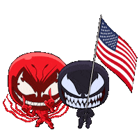 Go Team Usa Sticker by Venom Movie