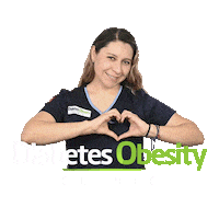 Heart Love Sticker by Diabetes Obesity Clinic