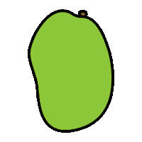 fruit mango Sticker by Martha of Miami
