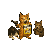 Cats Temptations Sticker