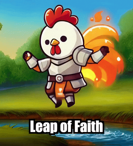 Leap Of Faith Growth GIF by Zorooster