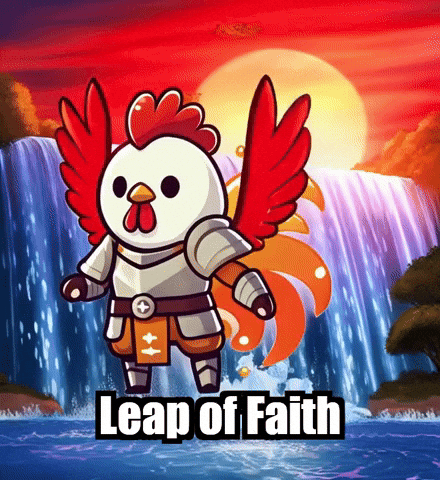 Leap Of Faith Wisdom GIF by Zorooster