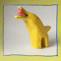 Banana Dolphin GIF by kiin.
