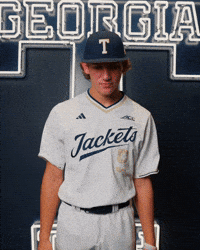 Georgia Tech Baseball GIF by Georgia Tech Yellow Jackets