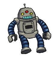 cinicgames robot buzz the wardrobe cinic games Sticker