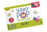 Snack Popcorn Sticker by SkinnyPop