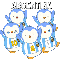 Vamos Argentina World Cup Sticker by Pudgy Penguins