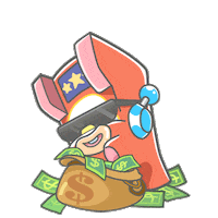 Xinbingyou money online cash rich Sticker