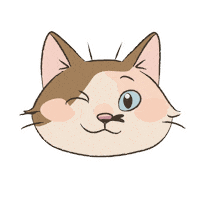 Cartoon Cat Sticker