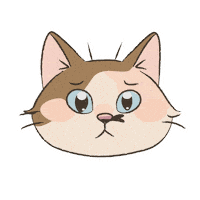Cartoon Cat Sticker