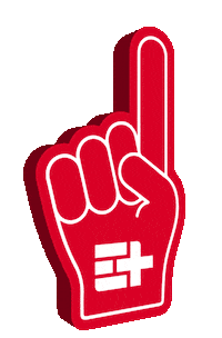 Hydrate Foam Finger Sticker by Essentia Water