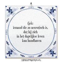 Stress Nl Sticker by Tegelspreuken.nl