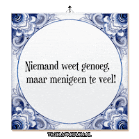 Nl Wijsheid Sticker by Tegelspreuken.nl