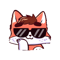 Fox Aleli Sticker