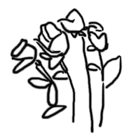 Bacilos flower flowers flores flor Sticker