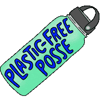 Water Bottle Sticker by Sarah The Palmer