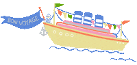 Bon Voyage Travel Sticker by The Beaufort Bonnet Company