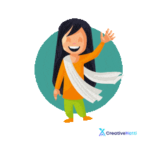Independence Day India Sticker by Creative Hatti