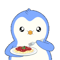 Hungry Penguin Sticker by Pudgy Penguins