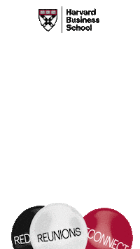 Alumni Reconnect Sticker by Harvard Business School