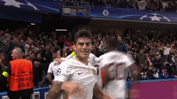 champions league chelsea GIF by AS Roma