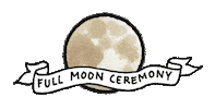 Full Moon Refresh Sticker by By Sauts // Alex Sautter