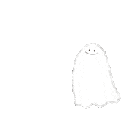 kumat_irast halloween ハロウィン おばけ バイバイ Sticker