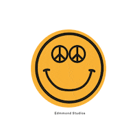 Edmmond-Studios smile sticker peace happyface Sticker