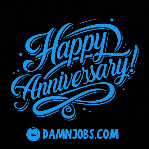 Happy Anniversary Yes GIF by Damnjobs