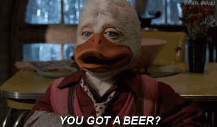 Howard The Duck Beer GIF