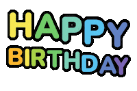 Happy Birthday Sticker Sticker