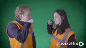 Wizzflix_ green boxing box good job GIF