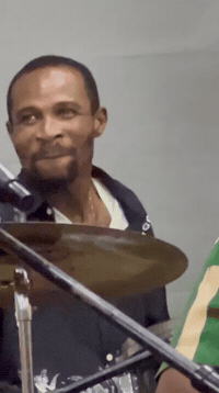 hottrumpetnerd vibing drummer drummervibing drummernodding GIF