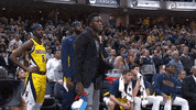 Blue And Gold Basketball GIF by Indiana Pacers