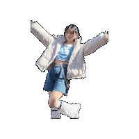 Happy Girl Group Sticker