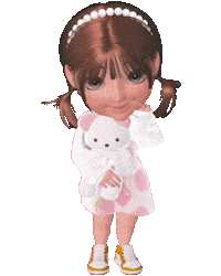 Girl Menina Bonita Sticker