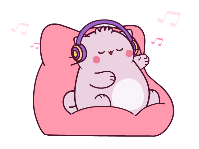 Cat Love Sticker by Pembe