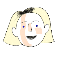 Happy Girl Sticker by juliaveldmanc