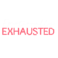 Tired Mental Health Sticker