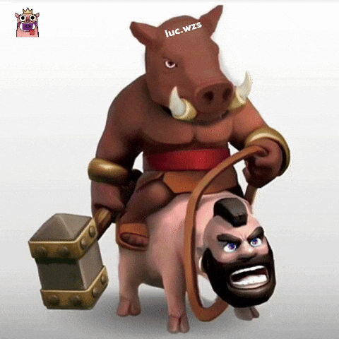 lucaszebalossGIF clash clash royale hog royale GIF