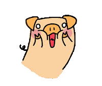 shock yell Sticker by Laurie Lo