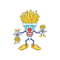 Burger Sauce Sticker by ABERDAM