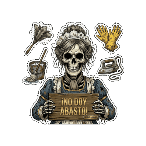 Skull No Puedo Mas Sticker