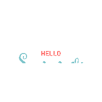 Summer Hello Sticker