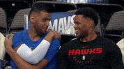justin anderson laughing GIF by NBA