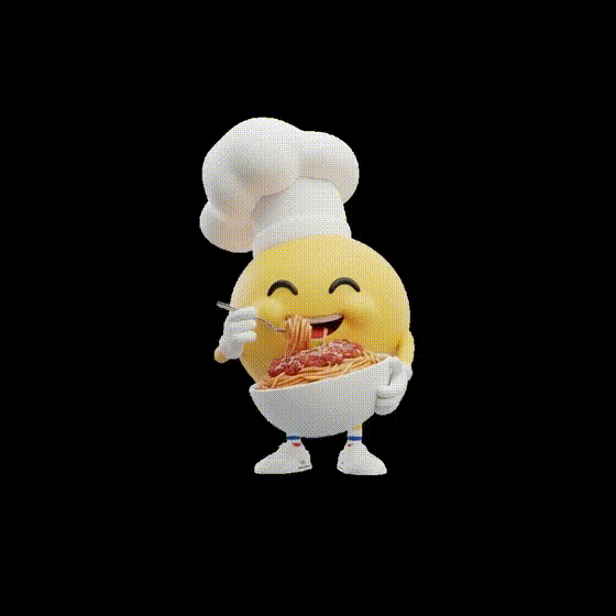 EmporioComidaSTACRUZ giphyupload mascote emporiodacomida macarrão GIF